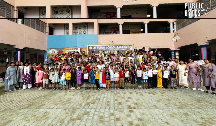 ए. वी. पी. एस.  में  ग्रीष्मकालीन शिविर (अनलाॅक योर पोटेंशल) के दूसरे  दिन  किया गया विभिन्न  गतिविधियों का आयोजन